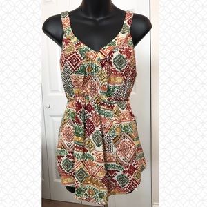 Tribal Print xxi Tank (L)